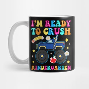 Ready To Crush Monster Truck Back To School Education Kindergarten Gift For Boys Girl Kids Mug